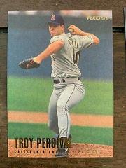 Troy Percival #55 Baseball Cards 1996 Fleer Tiffany Prices