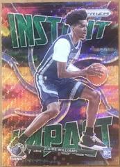 Ziaire Williams [Green Wave] Basketball Cards 2021 Panini Prizm Instant Impact Prices