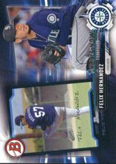 Felix Hernandez #Bowman-8 Baseball Cards 2017 Topps Bowman Then & Now Prices