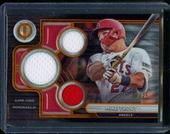 Mike Trout [Orange] #TTR-MT Baseball Cards 2024 Topps Tribute Triple Relic Prices