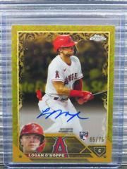 Logan O'Hoppe [Yellow] #CGA-LO Baseball Cards 2023 Topps Gilded Collection Chrome Gold Etch Autographs Prices