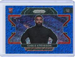 Gable Steveson [Blue Shimmer Prizm] Wrestling Cards 2022 Panini Prizm WWE Prices