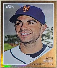 David Wright [Refractor] Baseball Cards 2011 Topps Heritage Chrome Prices