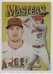 Mike Trout [Gold Refractor] Baseball Cards 2021 Topps Finest 1997 Masters Prices