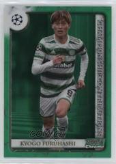 Kyogo Furuhashi [Green] #86 Soccer Cards 2022 Stadium Club Chrome UEFA Competitions Prices