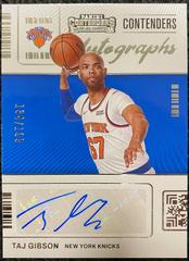 Taj Gibson Basketball Cards 2021 Panini Contenders Contenders Autographs Prices
