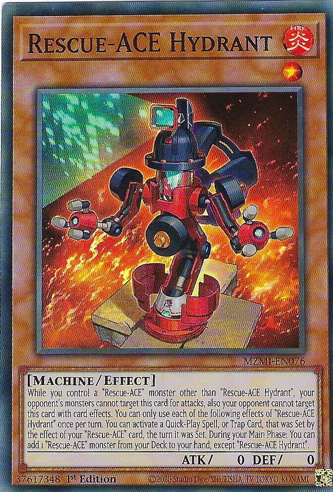 Rescue-ACE Hydrant MZMI-EN076 YuGiOh Maze of Millennia