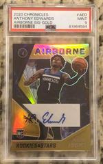 Anthony Edwards [Gold] Basketball Cards 2020 Panini Chronicles Airborne Signatures Prices
