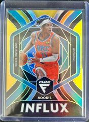 Ousmane Dieng [Gold] #18 Basketball Cards 2022 Panini Flux Rookie Influx Prices