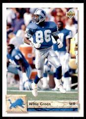 Willie Green Football Cards 1992 Upper Deck Prices