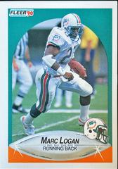 Marc Logan #243 Football Cards 1990 Fleer Prices