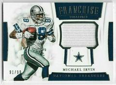 Michael Irvin Football Cards 2018 National Treasures Franchise Prices