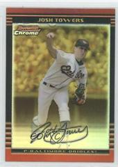 Josh Towers [Gold Refractor] #78 Baseball Cards 2002 Bowman Chrome Gold Prices