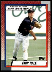 Chip Hale #50 Baseball Cards 1990 Topps Major League Debut Prices