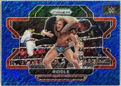 Riddle [Blue Shimmer Prizm] Wrestling Cards 2022 Panini Prizm WWE Prices