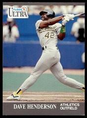 Dave Henderson #247 Baseball Cards 1991 Ultra Prices