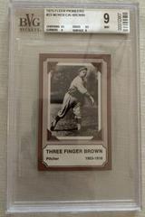 Mordecai Brown Baseball Cards 1975 Fleer Pioneers of Baseball Prices