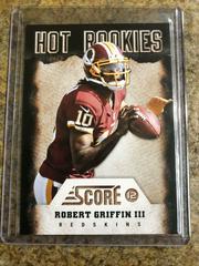 Robert Griffin III #2 Football Cards 2012 Panini Score Hot Rookies Prices