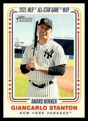 Giancarlo Stanton #AW-10 Baseball Cards 2023 Topps Heritage Award Winners Prices