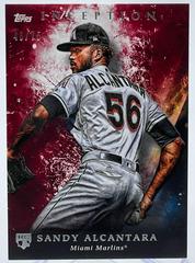 Sandy Alcantara [Red] #71 Baseball Cards 2018 Topps Inception Prices