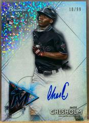 Jazz Chisholm [Speckle Refractor] #BSRA-JC Baseball Cards 2021 Bowman Sterling Rookie Autographs Prices