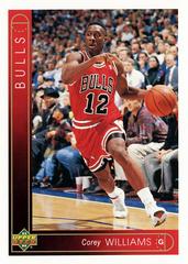 Corey Williams #26 Basketball Cards 1993 Upper Deck Prices