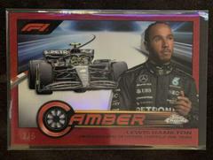 Lewis Hamilton [Red Refractor] #CAM-LHI Racing Cards 2023 Topps Chrome Formula 1 Camber Prices