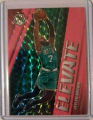 Jaylen Brown [Pink Fluorescent] Basketball Cards 2020 Panini Mosaic Elevate Prices