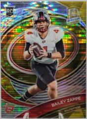 Bailey Zappe [Gold] Football Cards 2022 Panini Chronicles Draft Picks Spectra Prices