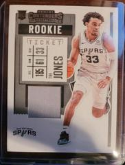 Tre Jones #RS-TJN Basketball Cards 2021 Panini Chronicles Draft Picks Contenders Optic College Tickets Prices