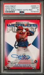 Juan Soto [Red] #FA-JS Baseball Cards 2023 Topps Finest Autographs Prices