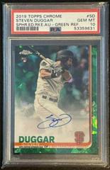Steven Duggar #SD Baseball Cards 2019 Topps Chrome Sapphire Rookie Autographs Prices