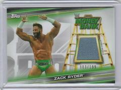 Zack Ryder #MR-ZR Wrestling Cards 2019 Topps WWE Money in the Bank Mat Relics Prices