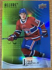 Cole Caufield [Green Blue] Hockey Cards 2021 Upper Deck Allure Rainbow Prices