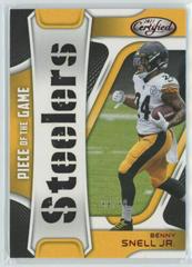 Benny Snell [Red] #POG-BS Football Cards 2021 Panini Certified Piece of the Game Prices