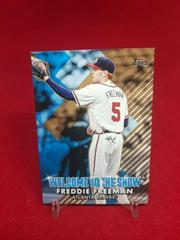 Freddie Freeman [Gold] Baseball Cards 2022 Topps Welcome to the Show Prices
