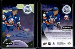Anders Lee [Green Autograph] #LN-AL Hockey Cards 2022 Upper Deck Synergy Light Up The Night Prices