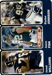 Jamal Williams, Jason Fisk, Raylee Johnson #356 Football Cards 2003 Topps Total Prices