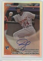 Austin Jackson [Refractor Autograph] #177 Baseball Cards 2010 Topps Chrome Prices
