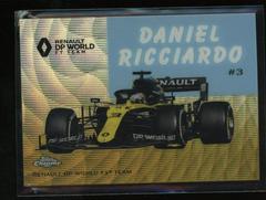 Daniel Ricciardo [Gold Wave] #54W-33 Racing Cards 2020 Topps Chrome Formula 1 1954 World on Wheels Prices