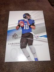 Jimmy Garoppolo Football Cards 2014 SP Authentic Prices