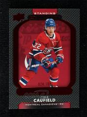 Cole Caufield [Standing Ovation Red] #150 Hockey Cards 2021 Upper Deck Ovation Prices