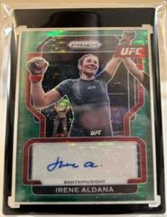 Irene Aldana [Green Pulsar] Ufc Cards 2022 Panini Prizm UFC Signatures Prices