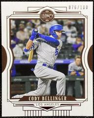 Cody Bellinger [Red] Baseball Cards 2021 Panini Chronicles Legacy Prices