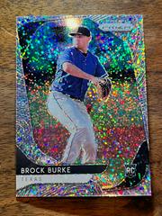 Brock Burke [White Sparkle Prizm] #195 Baseball Cards 2020 Panini Prizm Prices