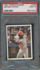George Foster #159 Baseball Cards 1981 Topps Stickers Prices