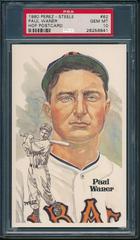 Paul Waner #62 Baseball Cards 1980 Perez Steele HOF Postcard Prices