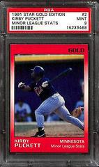 Kirby Puckett [Minor League Stats] Baseball Cards 1991 Star Gold Edition Prices