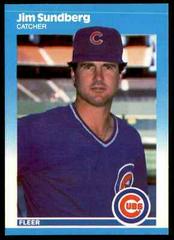 Jim Sundberg Baseball Cards 1987 Fleer Update Prices