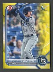 Curtis Mead [Yellow] #BP-10 Baseball Cards 2022 Bowman Paper Prospects Prices